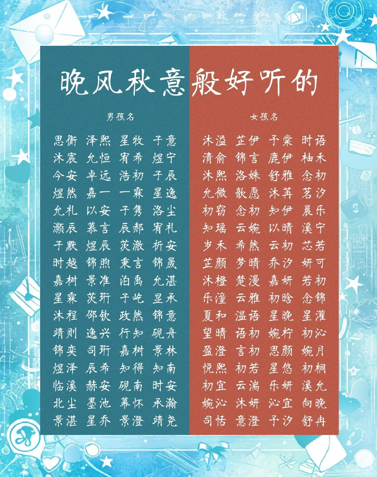 枫字有诗意名字