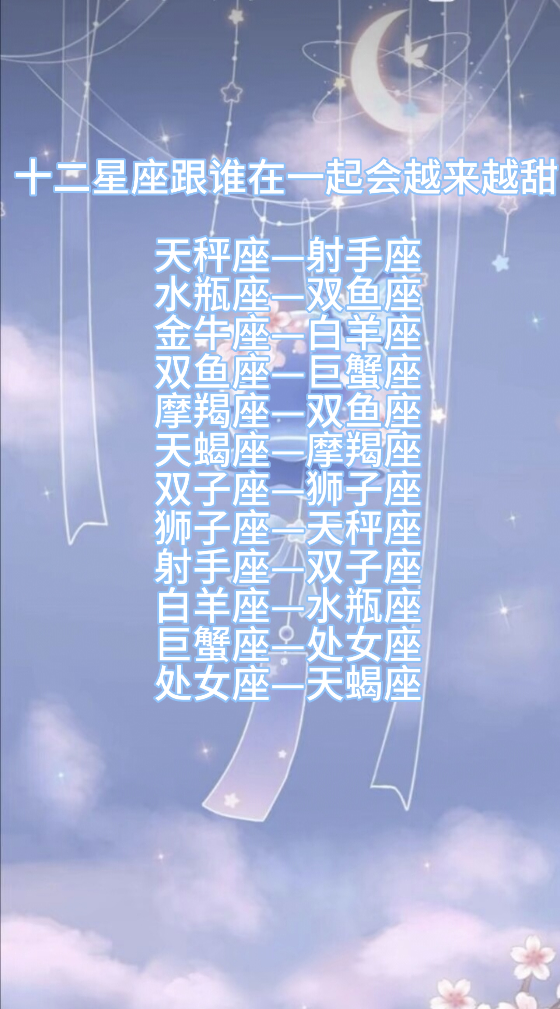 心有灵犀一点通星座组合