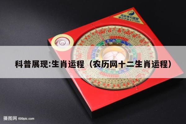 科普展现:生肖运程（农历网十二生肖运程）