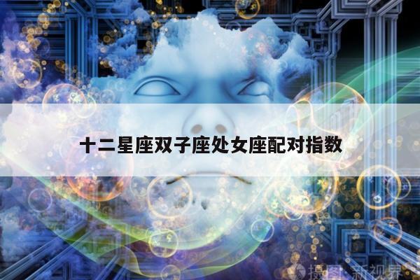 十二星座双子座处女座配对指数